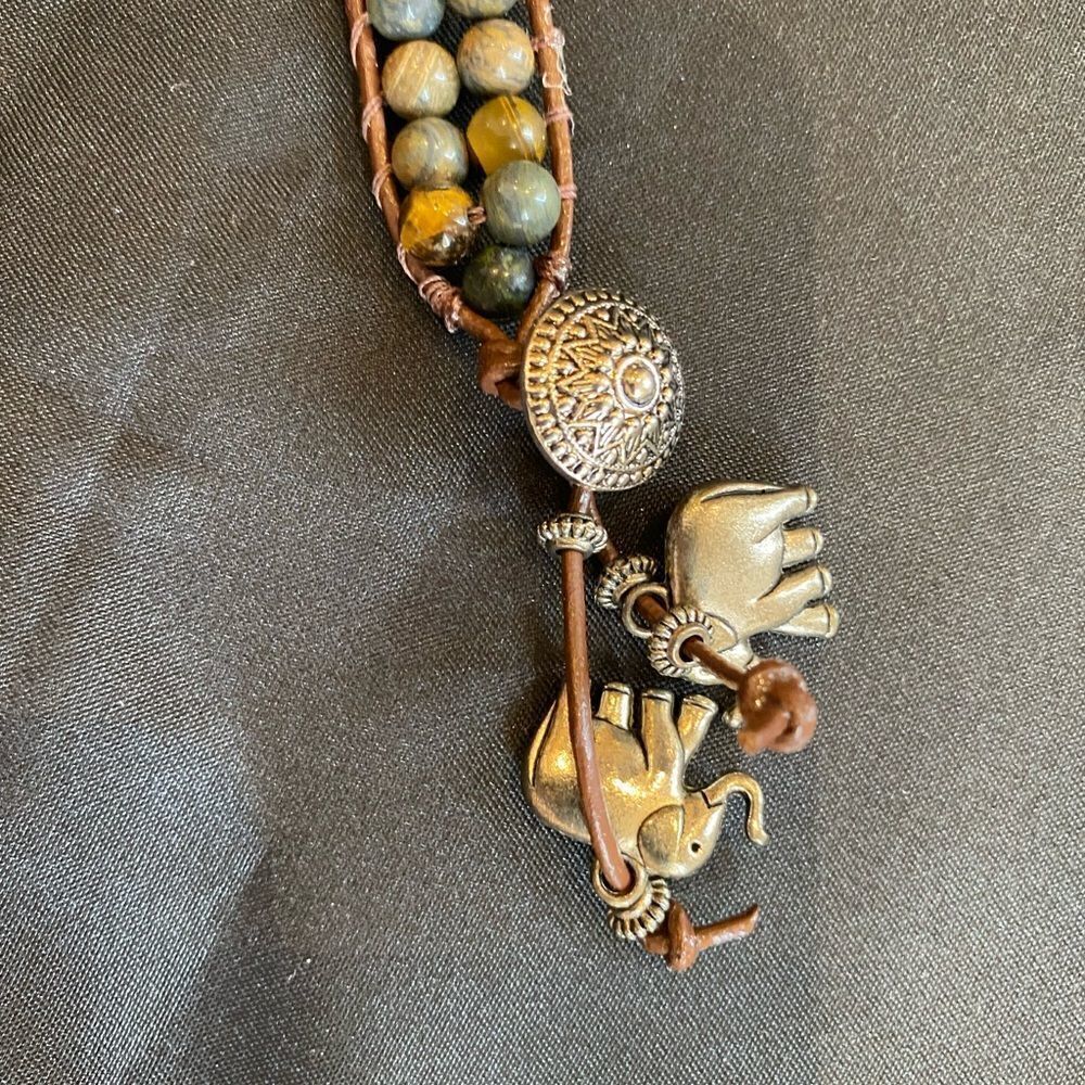 Set of 4 beaded bracelet - Picture 5 of 9